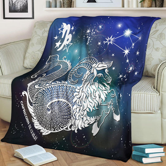 Capricorn CLA21100454F Sherpa Fleece Blanket