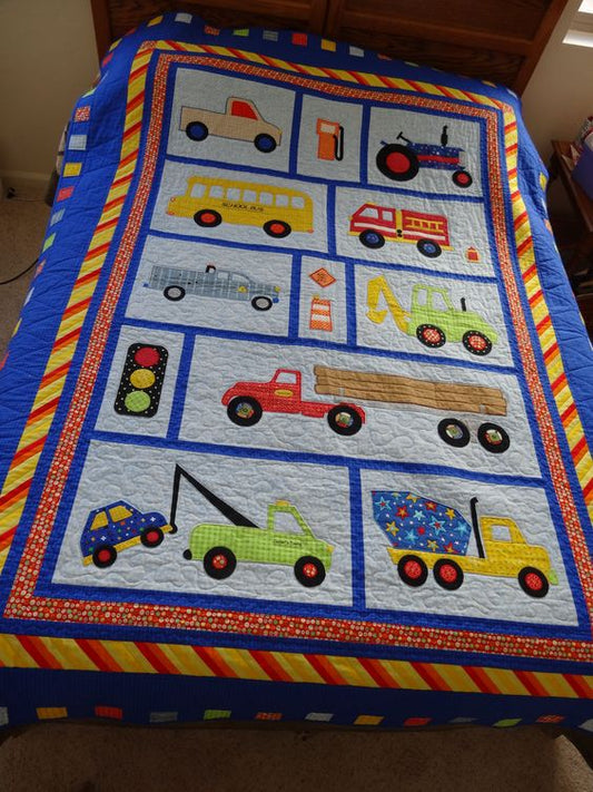 Car Truck CLA0710164Q Quilt Blanket