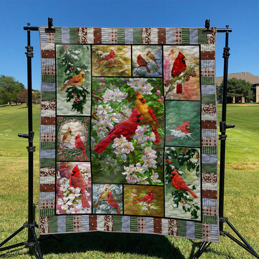 Cardinal Birds YH3110537 Quilt Blanket