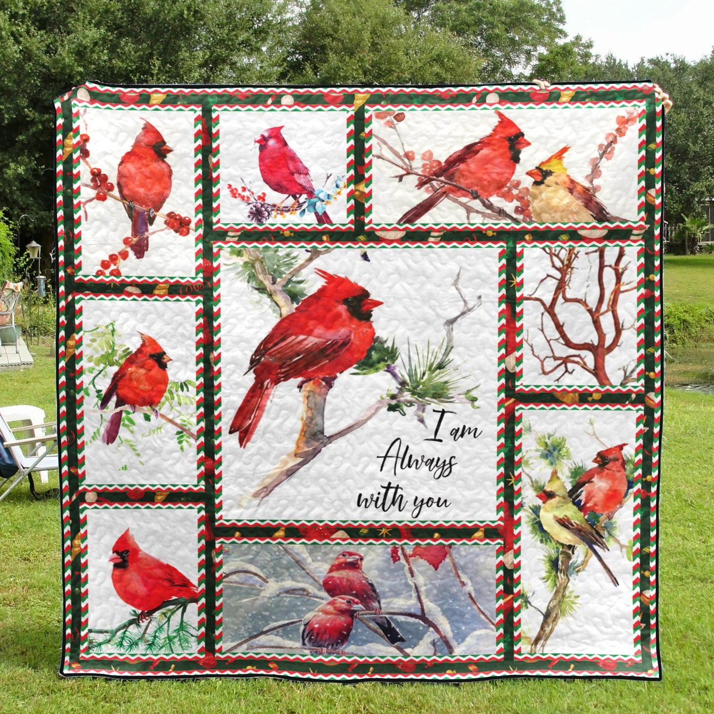 Cardinal CL12100123MDQ Quilt Blanket