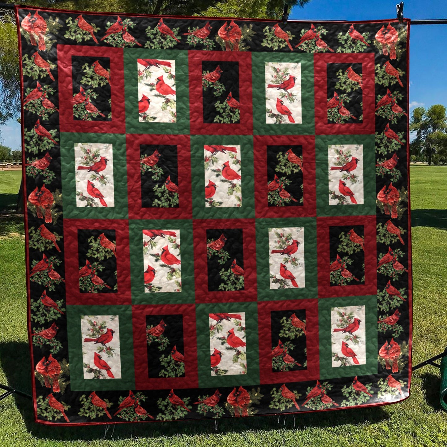 Cardinal CLM0411076 Quilt Blanket