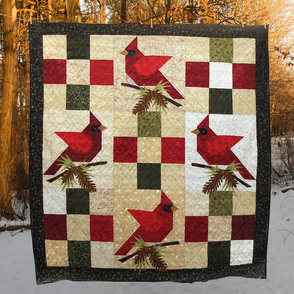 Cardinal CLM1511069 Quilt Blanket