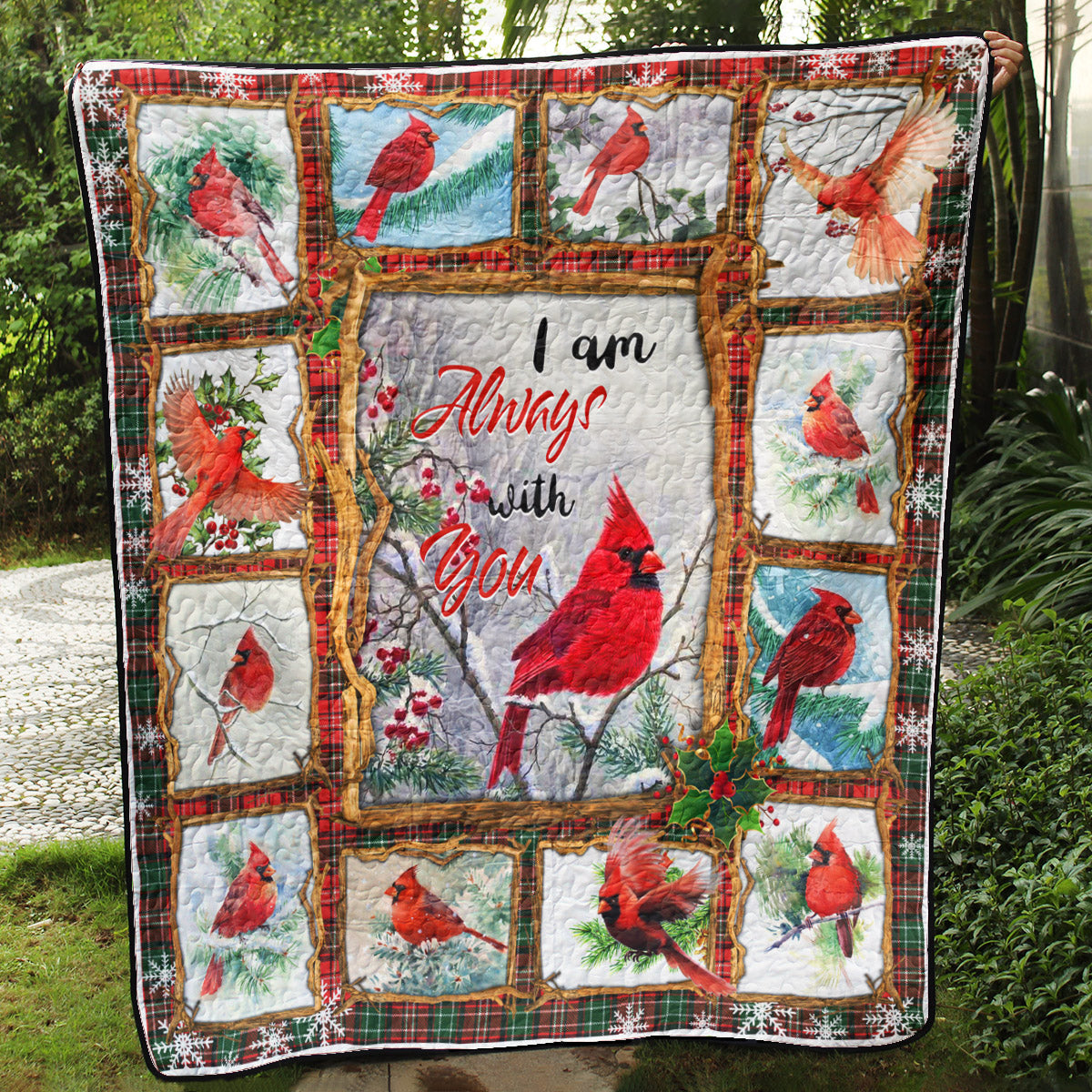 Cardinal Quilt Blanket HT051102