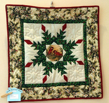 Cardinal Snowflake CLT0511016H Quilt Blanket