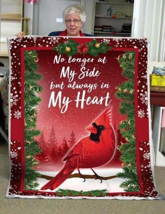 Cardinal Always In My Heart CLM3110080S Sherpa Fleece Blanket