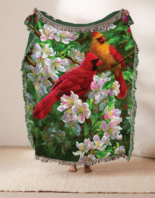 Cardinal And Flower BT111026S Throw Blankets For Sofa