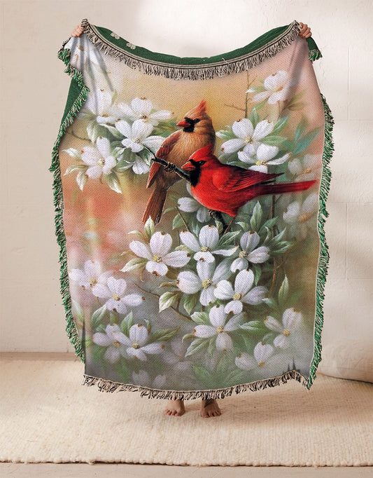 Cardinal And Flower BT111027S Throw Blankets For Sofa