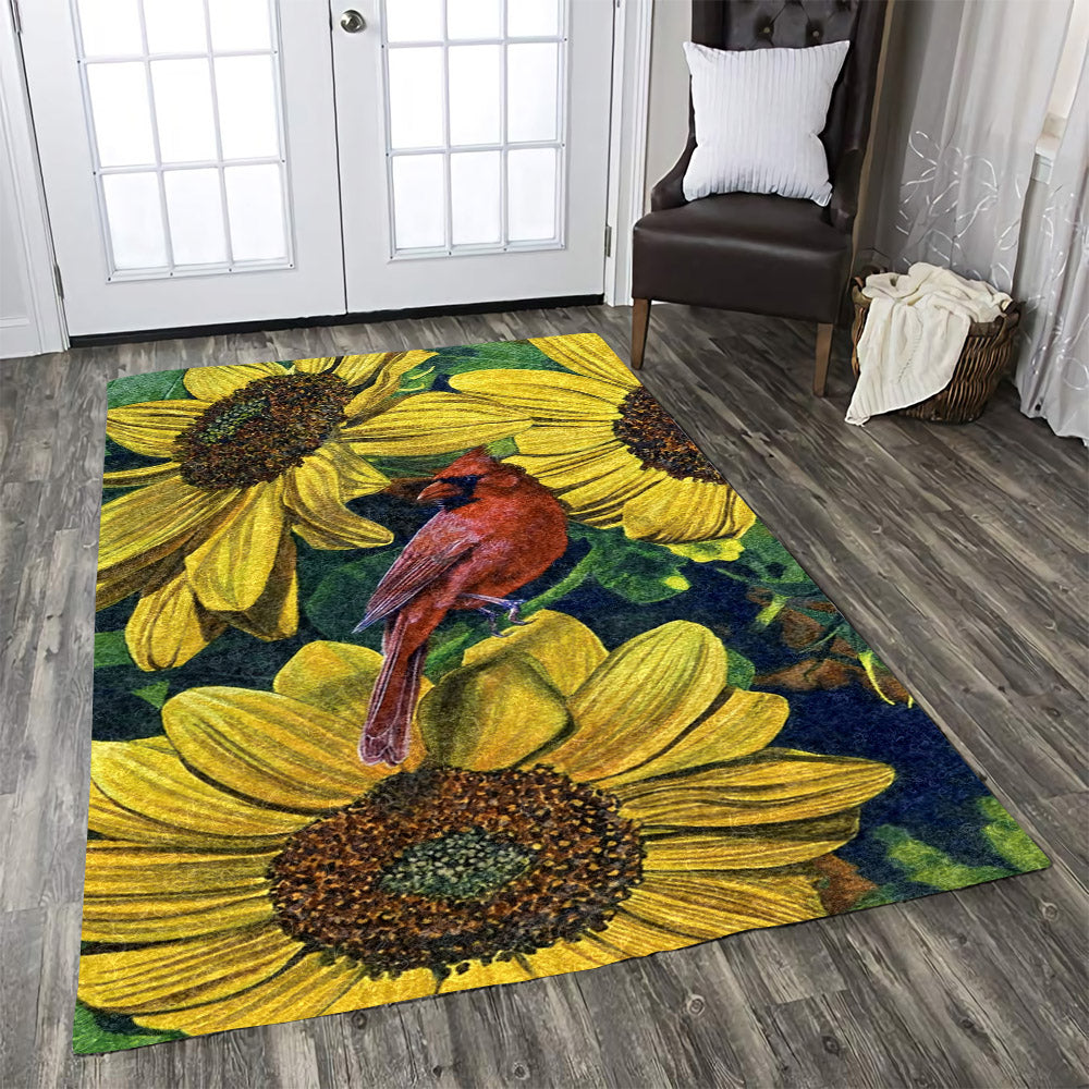 Cardinal And Sunflower TN0110015M Rug – Charming Favor