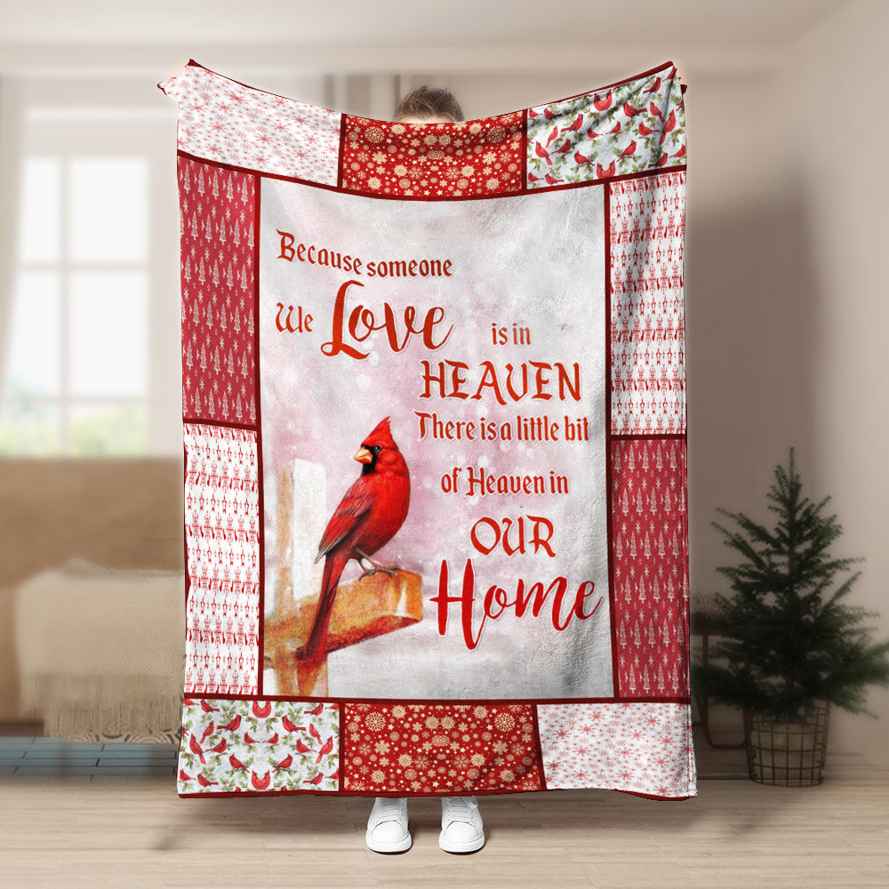 Cardinal Bird CLA21100700F Sherpa Fleece Blanket