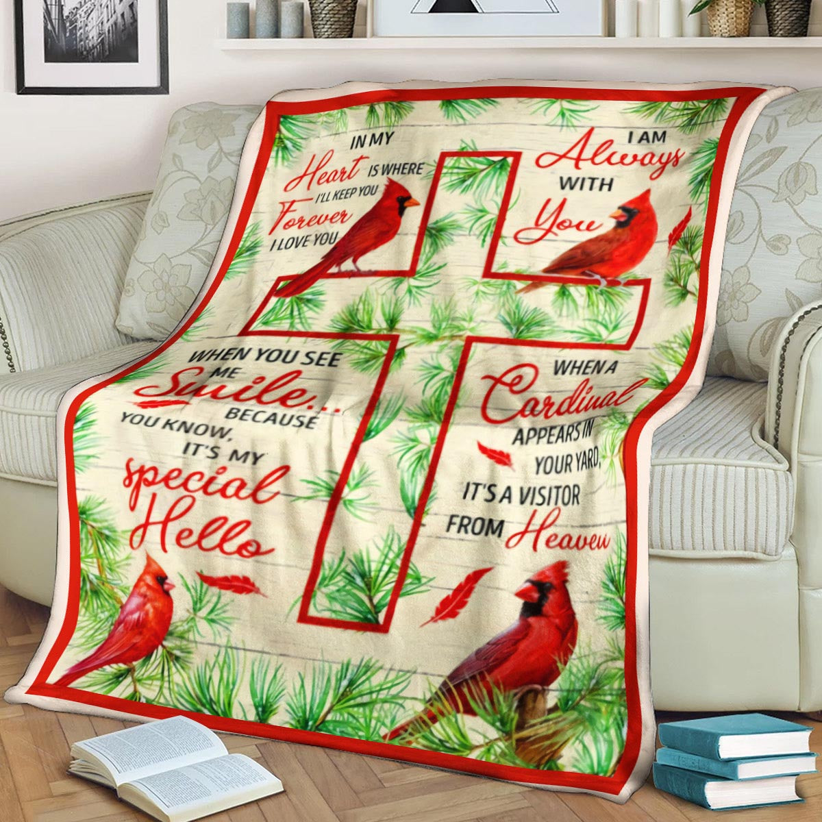 Cardinal CL240817MD Sherpa Fleece Blanket