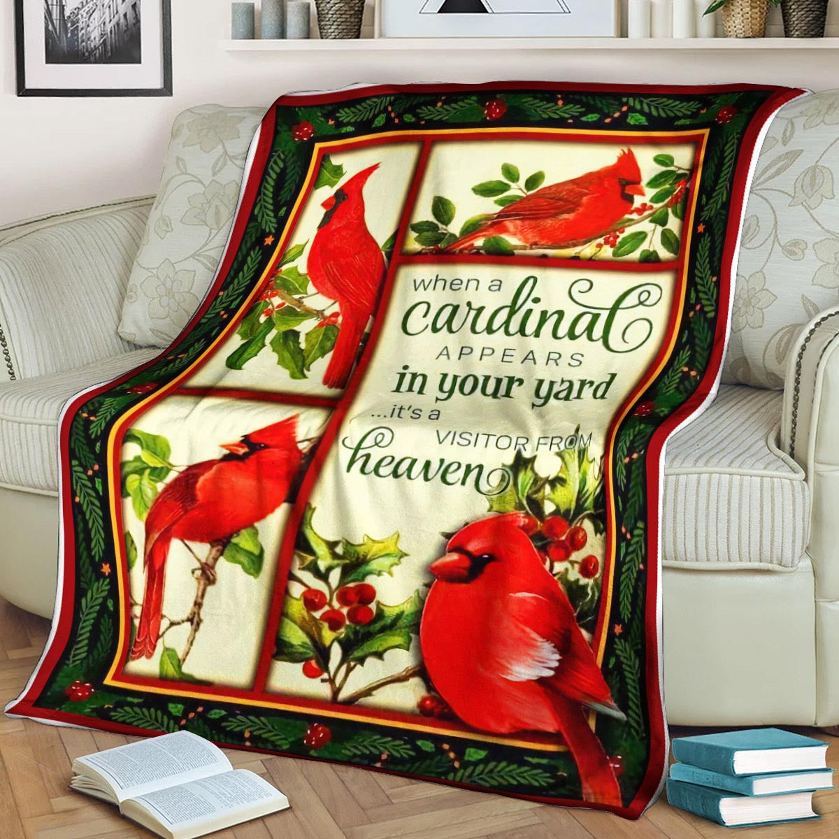 Cardinal CLA21100710F Sherpa Fleece Blanket