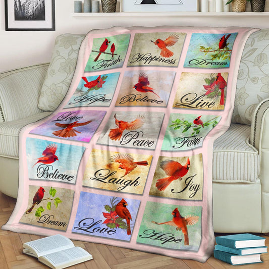 Cardinal CLA21100789F Sherpa Fleece Blanket