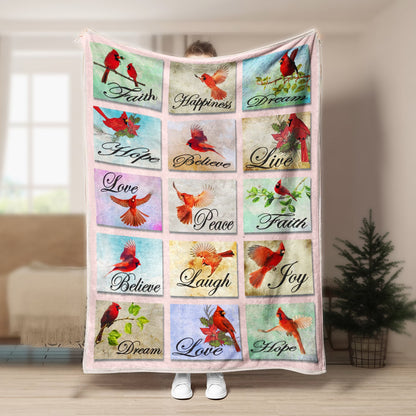 Cardinal CLA21100789F Sherpa Fleece Blanket