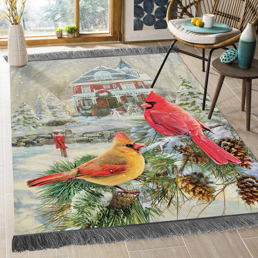 Cardinal Christmas NT2310045O Decorative Floor-cloth