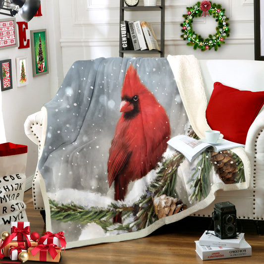 Cardinal HT0511012TT Sherpa Fleece Blanket