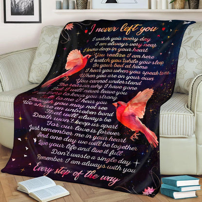 Cardinal I Never Left You CLA1910333F Sherpa Fleece Blanket