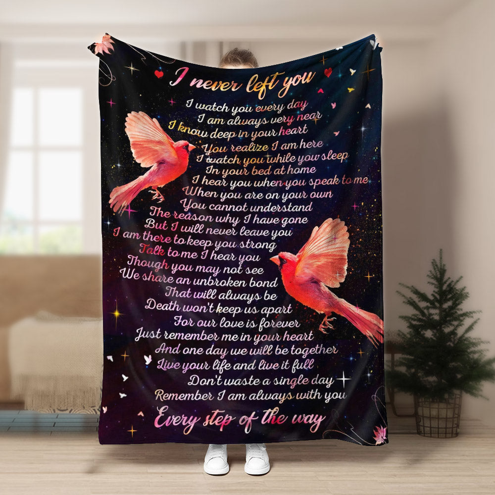 Cardinal I Never Left You CLA1910333F Sherpa Fleece Blanket
