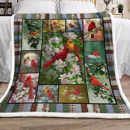 Cardinal NT1410051F Sherpa Fleece Blanket