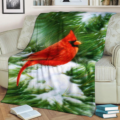 Cardinal NT260834F Sherpa Fleece Blanket