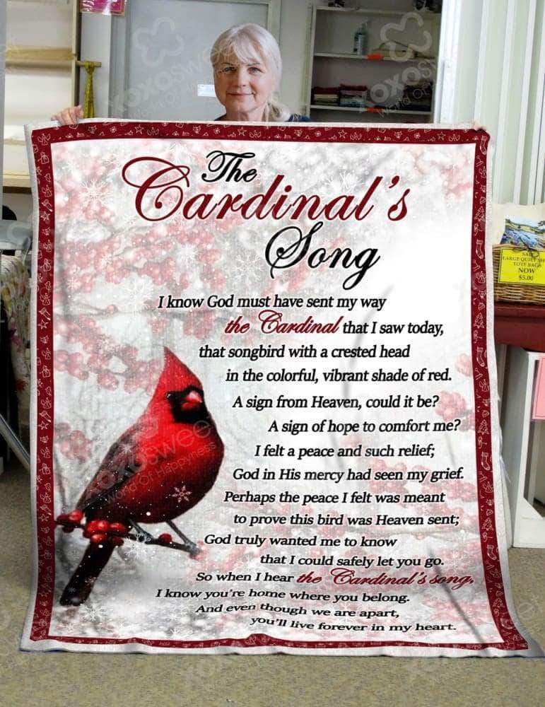 Cardinal Song CL05100108MDF Sherpa Fleece Blanket