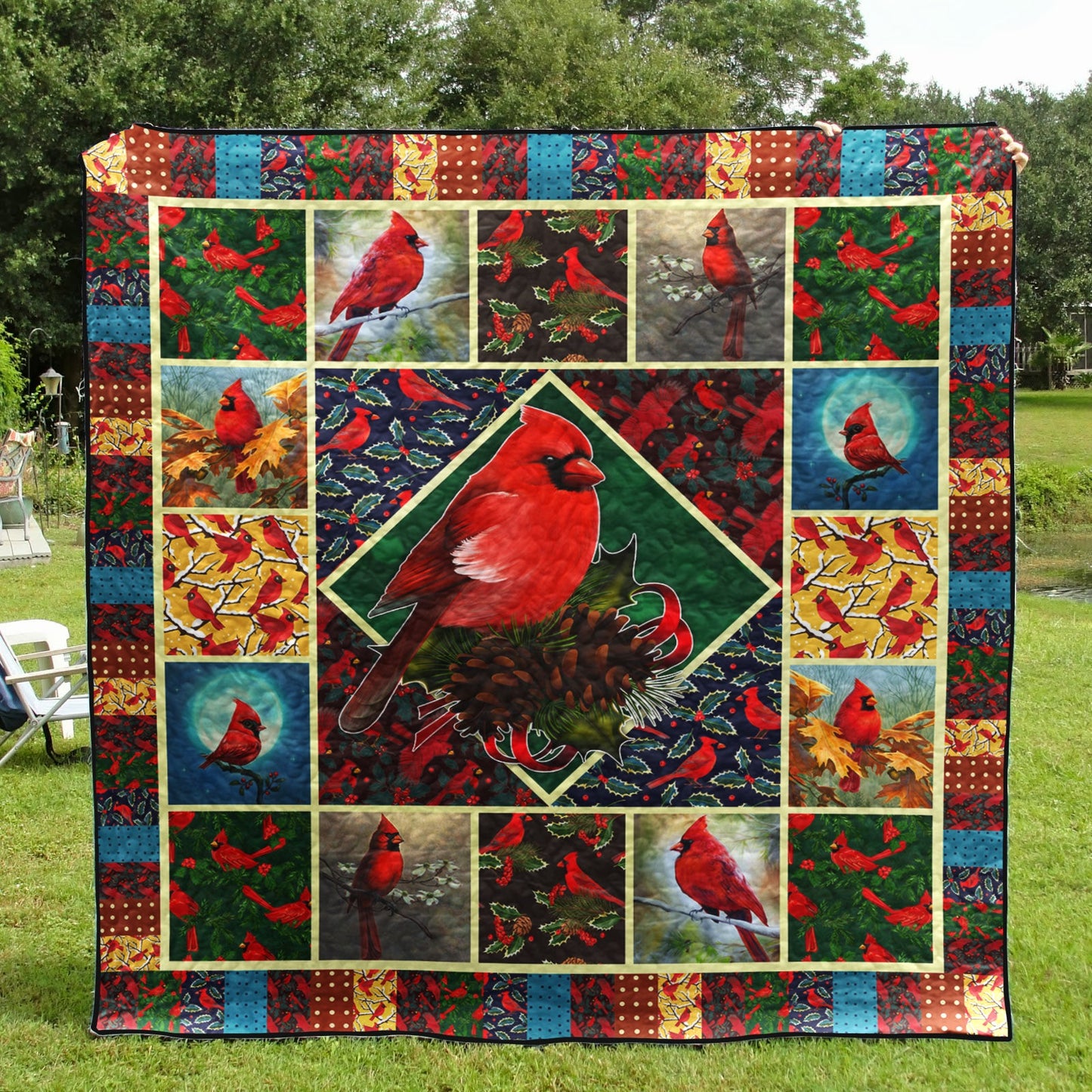 Cardinal Quilt Blanket HN180501M