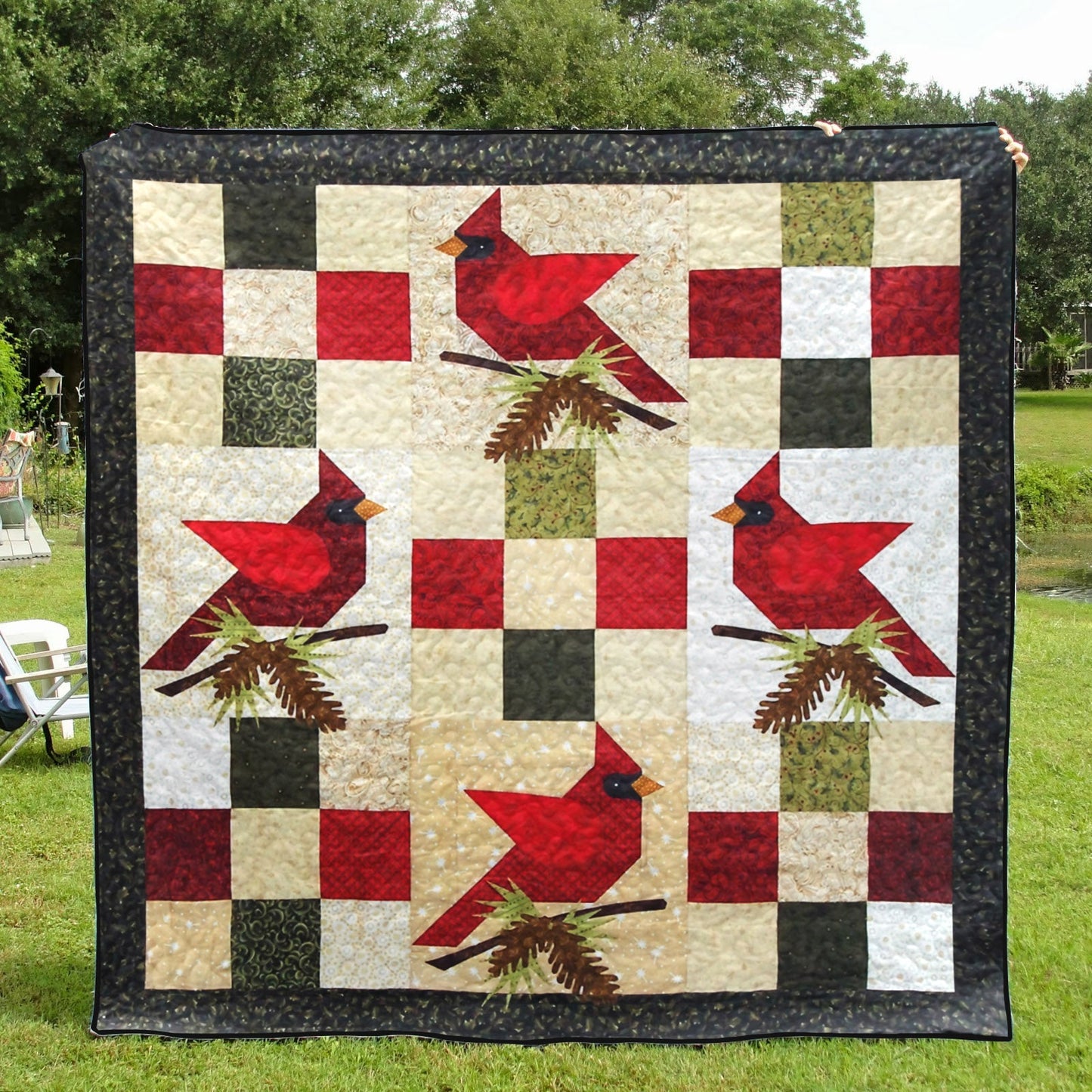 Cardinals CL05100020MDQ Quilt Blanket