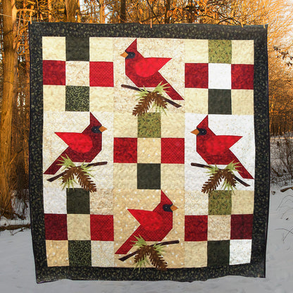 Cardinals CL05100020MDQ Quilt Blanket