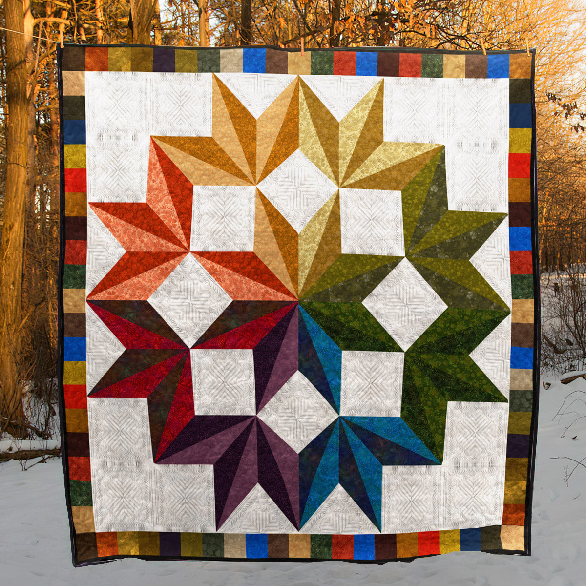 Carpenter Star CLA2310075Q Quilt Blanket