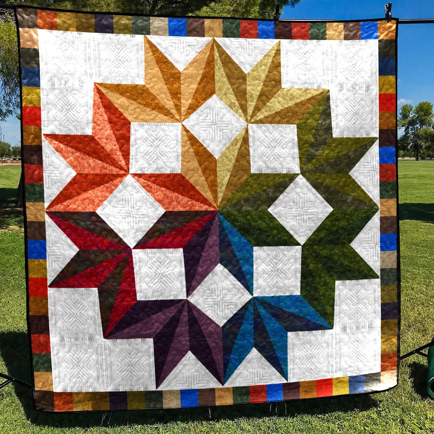 Carpenter Star CLA0710169Q Quilt Blanket