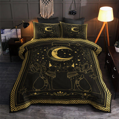 Cat And Moon BT050860B Bedding Sets