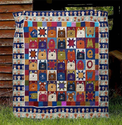 Cat 1203 15 Quilt Blanket