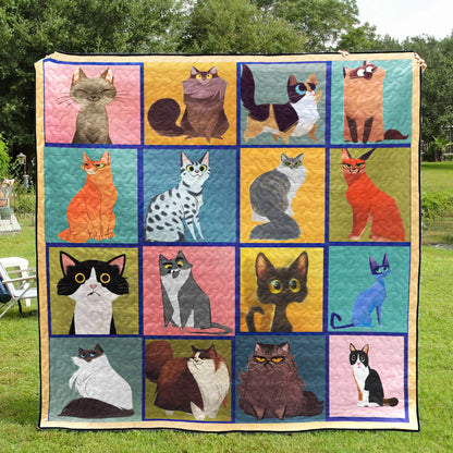 Cat 190221020 Quilt Blanket