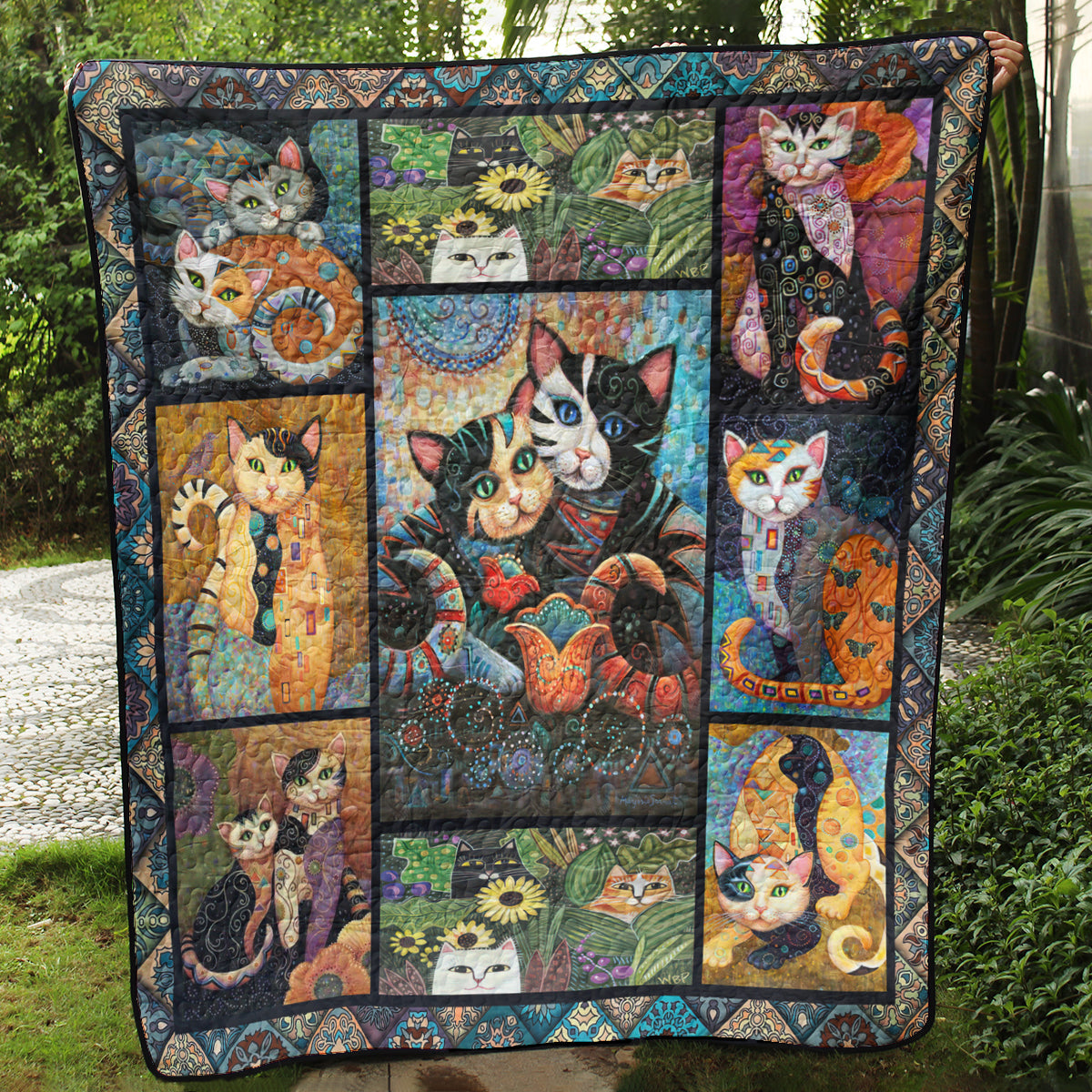 Cat Quilt Blanket MT190501M