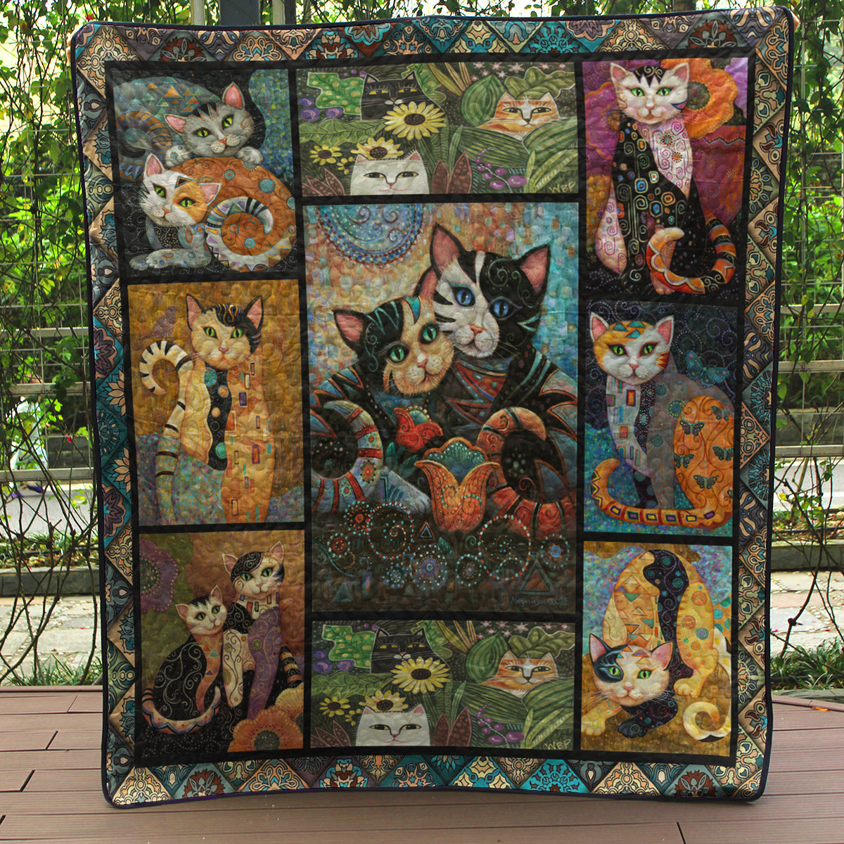 Cat Quilt Blanket MT190501M