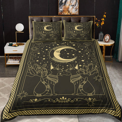 Cat And Moon BT050860BB Duvet Cover Bedding Sets