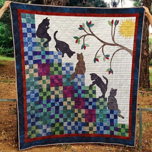 Cat BI130707B TBG Quilt Blanket