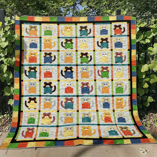 Cat BL170704 Quilt Blanket