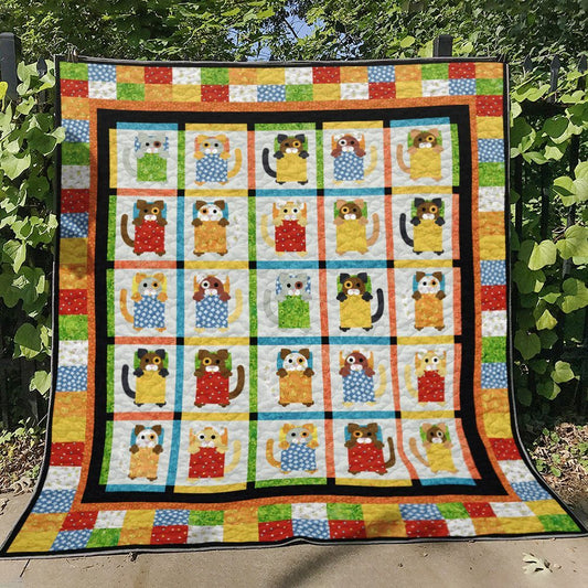 Cat BL170705 Quilt Blanket