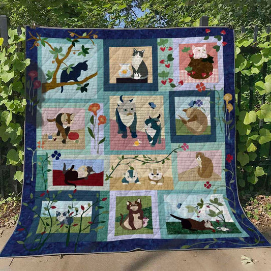 Cat BT060604 Quilt Blanket