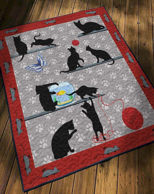 Cat CG210604 Quilt Blanket