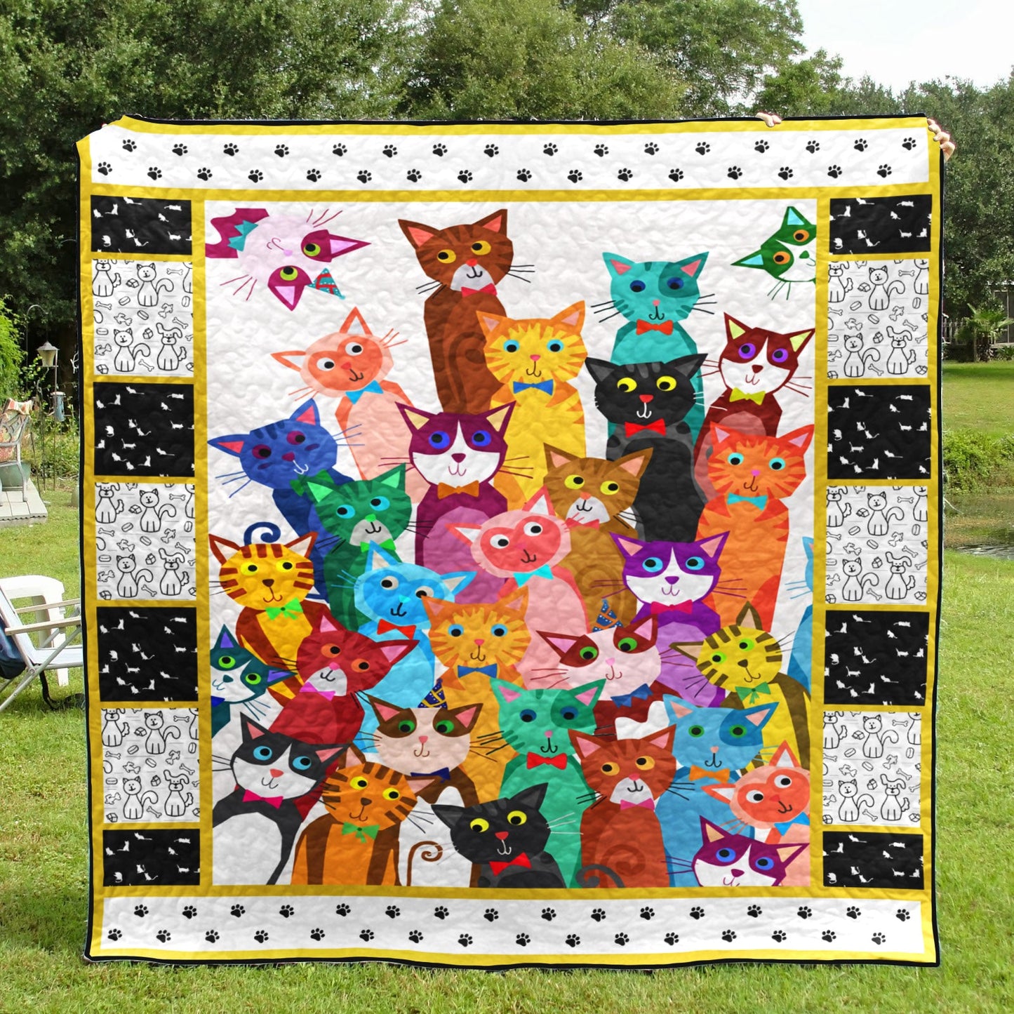 Cat YE190706A TBG Art Quilt