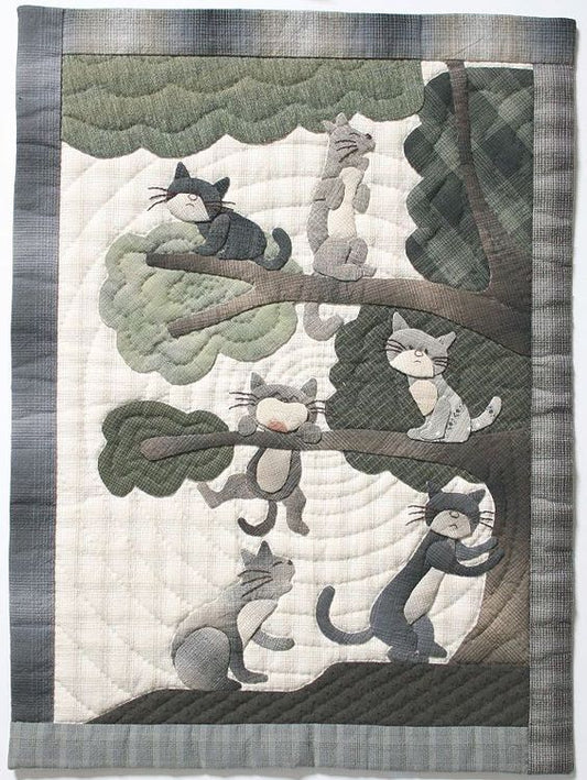 Cat CL16100709MDQ Quilt Blanket