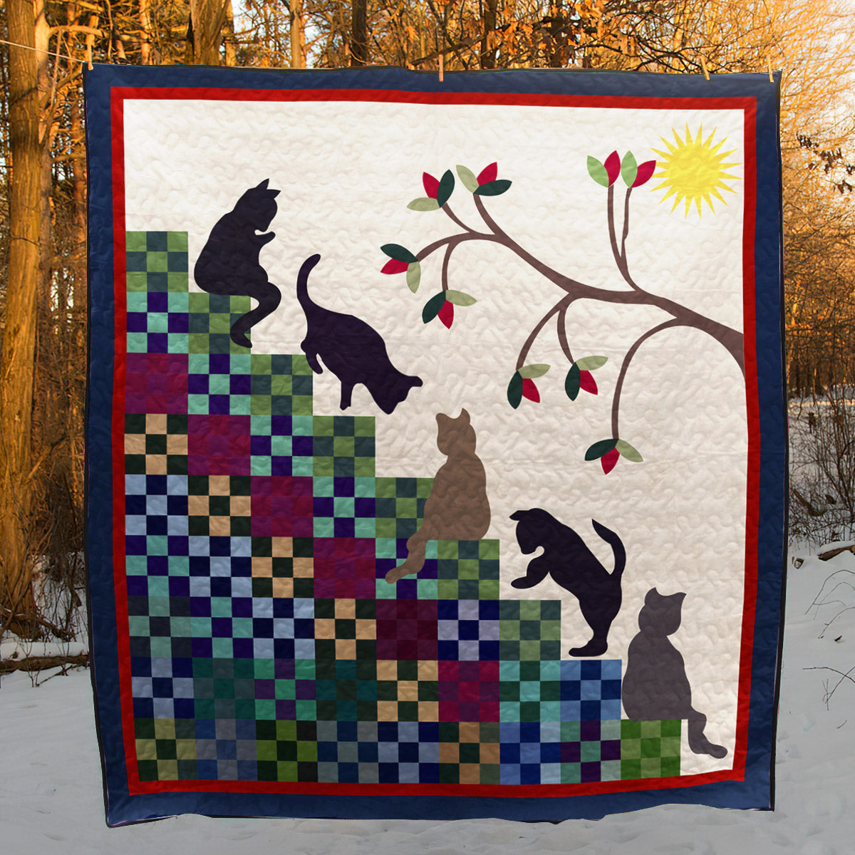 Cat CL280621 Quilt Blanket