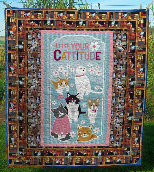 Cat CL28100290MDQ Quilt Blanket