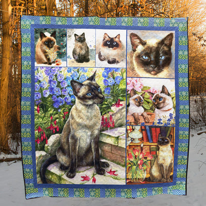 Cat CL28100310MDQ Quilt Blanket