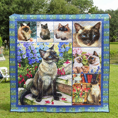 Cat CL28100310MDQ Quilt Blanket