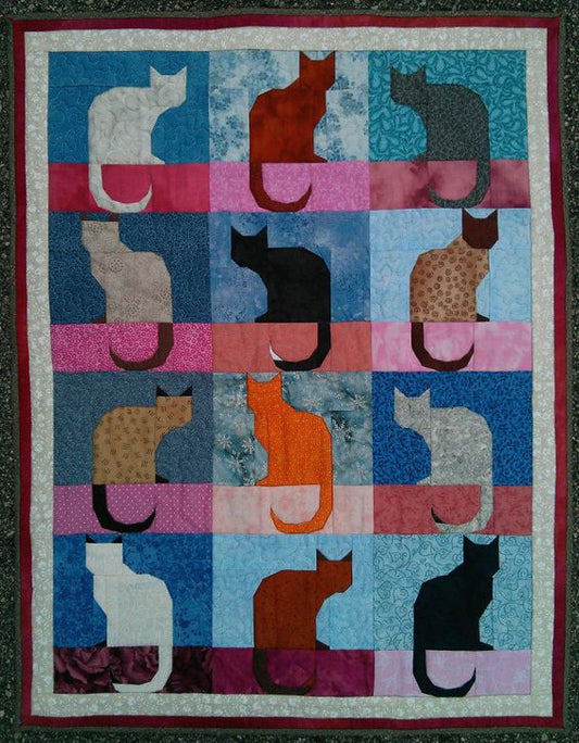 Cat CLA0411190Q Quilt Blanket