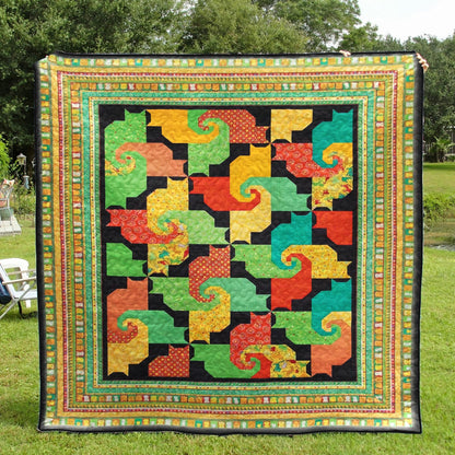 Cat CLA0710174Q Quilt Blanket