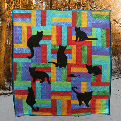 Cat CLA0710185Q Quilt Blanket