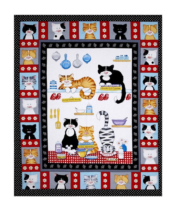 Cat CLA1010170Q Quilt Blanket